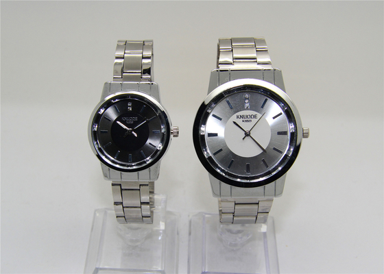 Sun ray dial Couple Wrist Watches Metal Strap , PC21S lovers watches