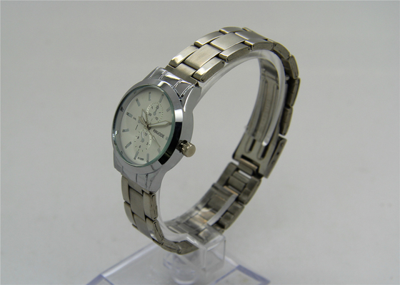 Business Metal Strap Watch 1ATM Waterproof with luminous hands