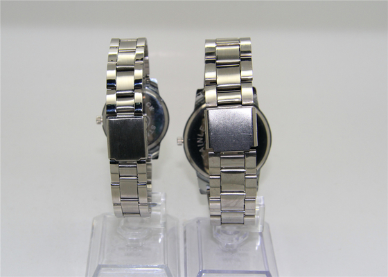 Sun ray dial Couple Wrist Watches Metal Strap , PC21S lovers watches