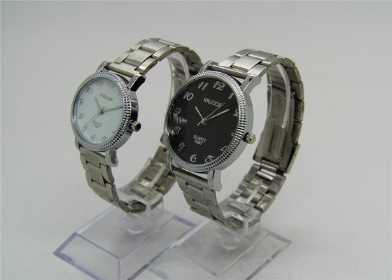 Black dial Love Couple Wrist Watches Japan analog Movement patterned finish case