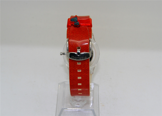 Thin Plastic Kids Analog Watch sandwich strap Japan Quartz movement