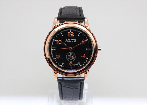 Rose gold Ladies Wrist japan movt quartz watch 60 second disc