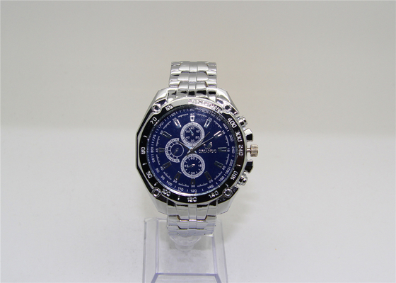 Zinc alloy Round Business Men Quartz Watch with  bezel SR626SW battery