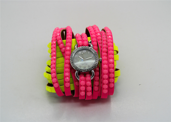 Leather strap Ladies Bracelet Watch Japanese Analog Quartz Watch